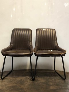 JOHN LEWIS BROOKS II SIDE DINING CHAIRS SET OF 2 RRP £269 (003322267)