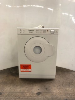 HOTPOINT 4KG COMPACT VENTED TUMBLE DRYER (HOT - NV4D01P) - WHITE RRP £238