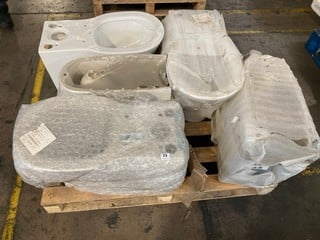 5X TOILET BASES - WHITE