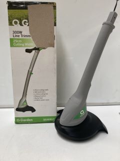 QTY OF ASSORTED ITEMS TO INCLUDE Q GARDEN 300W LINE TRIMMER 25CM CUTTING WIDTH