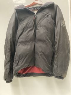 1 X TIMBERLAND PUFFER JACKET BLACK SIZE XL