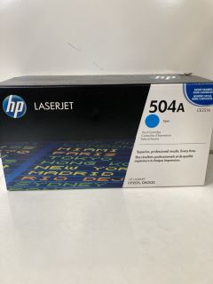 1 X BOX OF ITEMS INCLUDING HP LASER JET 504A