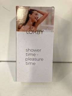 1 X BOX OF ASSORTED  ITEMS INCLUDING LOKBY SHOWER HEAD