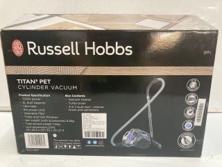 1 X RUSSELL HOBBS TITAN PET CYLINDER VACUUM (RHCV4601)