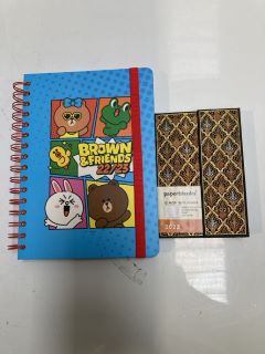 1 X BOX OF ASSORTED DIARIES INCLUDING COLLINS DIARY 2023