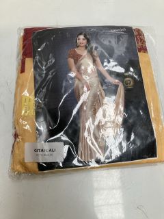 BOX OF ASSORTED CLOTHING ITEMS TO INCLUDE GITANJALI WITH BLOUSE