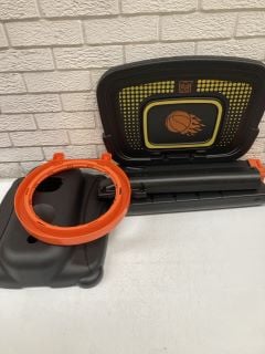 QTY OF ASSORTED CHILDRENS TOYS TO INCLUDE GROW N UP BASKETBALL STAND