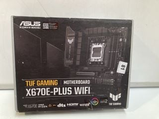 1 X ASUS TUF MOTHERBOARD X670E-PLUS WIFI