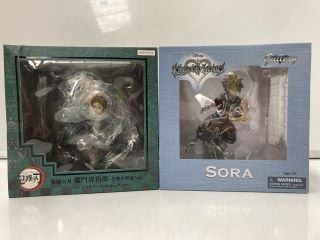 2 X FIGURES INCLUDING DEMON SLAYER TANJIRO KAMADO