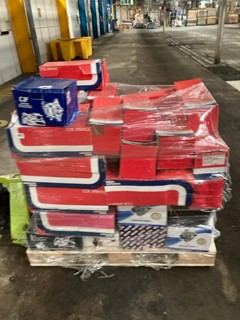 PALLET OF ITEMS TO INCLUDE UNIPART COIL SPRINGS & AEC STARTER MOTORS