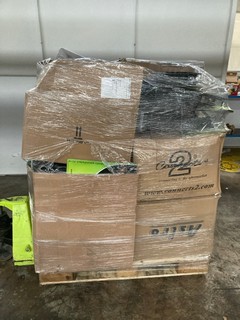 PALLET OF ITEMS TO INCLUDE ROCKLAND IN-CAR ENTERTAINMENT SYSTEM CONNECTIONS, AUTOLEADS & PREMIUM AUTOMATIC ANTENNA