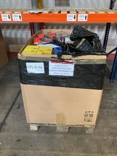 PALLET OF ITEMS TO INCLUDE VOLVO STARTER (20997663), NEW RENAULT TURBO (HE500WG), FUEL FILTER & SECONDARY ELEMENT FILTER