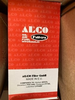 PALLET OF ITEMS TO INCLUDE BALDWIN AIR FILTERS (LL1667-FN), BLUEPRINT AIR FILTERS & AECO AIR FILTERS