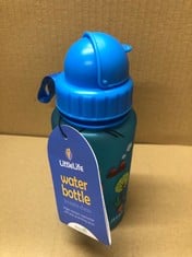 QUANTITY OF ITEMS TO INCLUDE CHILDREN'S WATER BOTTLE WITH EASY-ACCESS LID & STRAW, 400ML, BLUE DINOSAURS: LOCATION - A RACK