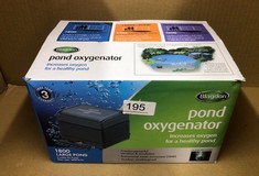 BLAGDON POND OXYGENATOR 1800, 6 OUTLET AIR PUMP FOR PONDS UP TO 10,000 LITRES (KOI PONDS UP TO 5,000 LITRES), SUITABLE FOR AERATION AND OXYGENATION IN HYDROPONIC AND AQUAPONIC SYSTEMS, GREEN.: LOCATI