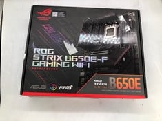 ASUS ROG STRIX B650E-F GAMING WIFI AMD RYZEN AM5 ATX MOTHERBOARD, 12 + 2 POWER STAGES, DDR5, THREE M.2 SLOTS, PCIE 5.0, WIFI 6E, 2.5G LAN, USB 3.2 GEN 2X2 TYPE-C PORT, AND AURA SYNC RGB.: LOCATION -