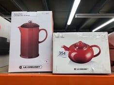 QUANTITY OF ITEMS TO INCLUDE LE CREUSET STONEWARE CLASSIC TEAPOT, 1.3 LITRES, SERVES 3-4 CUPS, VOLCANIC, 70702130900000.:: LOCATION - B RACK