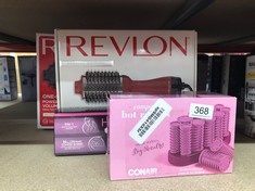 QUANTITY OF ITEMS TO INCLUDE CONAIR INSTANT HEAT COMPACT HOT ROLLERS; PINK (2 PIN PLUG), COLOR VARIATION: LOCATION - C RACK