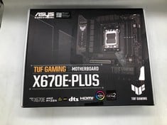 ASUS TUF GAMING X670E-PLUS AMD RYZEN AM5 ATX MOTHERBOARD, 16 POWER STAGES, PCIE 5.0, DDR5 MEMORY, FOUR M.2 SLOTS, 2.5 GB ETHERNET, USB4 HEADER AND AURA SYNC.: LOCATION - A RACK