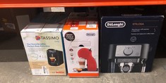 QUANTITY OF ITEMS TO INCLUDE NESCAFÉ DOLCE GUSTO DELONGHI PICCOLO XS POD CAPSULE COFFEE MACHINE, ESPRESSO, CAPPUCCINO AND MORE, EDG210.R,0.8 LITERS, RED AND BLACK EDG 210.R: LOCATION - C RACK