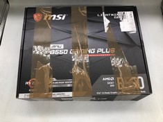 MSI MPG B550 GAMING PLUS MOTHERBOARD ATX - SUPPORTS AMD RYZEN 3RD GEN PROCESSORS, AM4, DDR4 BOOST (4400 MHZ/OC), 1X PCIE 4.0/3.0 X16, 1X PCIE 3.0 X16, 1X M.2 GEN4 X4, 1X M.2 GEN3 X4, GIGABIT LAN.: LO