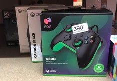 QUANTITY OF ITEMS TO INCLUDE PDP WIRED CONTROLLER NEON BLACK FOR XBOX SERIES X|S, GAMEPAD, WIRED VIDEO GAME CONTROLLER, GAMING CONTROLLER, XBOX ONE, OFFICIALLY LICENSED - XBOX SERIES X: LOCATION - C