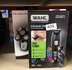 QUANTITY OF ITEMS TO INCLUDE WAHL COLOUR TRIM 8-IN-1 MULTIGROOM, COLOUR CODED LENGTHS, MENS BODY TRIMMERS, FACE AND BODY GROOMING, BEARD TRIMMERS MEN, RECHARGEABLE TRIMMER, CORDLESS TRIMMERS, MENS ST