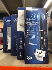 QUANTITY OF ITEMS TO INCLUDE ORAL-B PRO 1 ELECTRIC TOOTHBRUSH FOR ADULTS WITH 3D CLEANING, 1 TOOTHBRUSH HEAD, GUM PRESSURE CONTROL, 2 PIN UK PLUG, BLUE:: LOCATION - C RACK