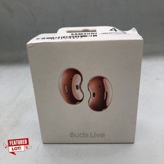 SAMSUNG GALAXY BUDS LIVE WIRELESS EARPHONES, 2 YEAR EXTENDED MANUFACTURER WARRANTY, MYSTIC BRONZE (UK VERSION).: LOCATION - A RACK