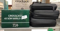 QUANTITY OF ITEMS TO INCLUDE CROSSCAST 45 SCW 5000LD QD OT SPINNING REEL: LOCATION - C RACK