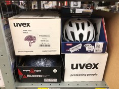 QUANTITY OF ITEMS TO INCLUDE UVEX BOSS RACE - SECURE PERFORMANCE BIKE HELMET FOR MEN & WOMEN - INDIVIDUAL FIT - OPTIMIZED VENTILATION - BLACK - 52-56 CM: LOCATION - D RACK