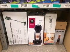 QUANTITY OF ITEMS TO INCLUDE BREVILLE BLEND ACTIVE PERSONAL BLENDER & SMOOTHIE MAKER | 350W | 1 PORTABLE BLEND ACTIVE BOTTLE (600ML) | LEAK PROOF LID | BLACK & GOLD [VBL251]: LOCATION - D RACK