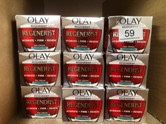 QUANTITY OF ITEMS TO INCLUDE OLAY REGENERIST FACE CREAM, FRAGRANCE FREE 50ML: LOCATION - A RACK