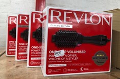 QUANTITY OF ITEMS TO INCLUDE REVLON ONE-STEP HAIR DRYER AND VOLUMIZER FOR MID TO LONG HAIR (ONE-STEP, 2-IN-1 STYLING TOOL, IONIC AND CERAMIC TECHNOLOGY, UNIQUE OVAL DESIGN) RVDR5222: LOCATION - BACK