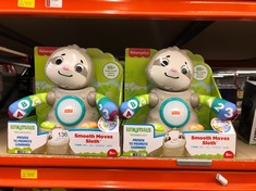 3 X FISHER-PRICE LINKIMALS BABY LEARNING TOY WITH LIGHTS MUSIC AND MOTION, SMOOTH MOVES SLOTH, UK ENGLISH VERSION, GHR18: LOCATION - B