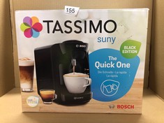 TASSIMO BY BOSCH SUNY 'SPECIAL EDITION' TAS3102GB COFFEE MACHINE,1300 WATT, 0.8 LITRE - BLACK.: LOCATION - B