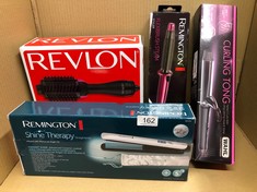 QUANTITY OF HEALTH & BEAUTY ITEMS TO INCLUDE REMINGTON SHINE THERAPY HAIR STRAIGHTENER WITH ADVANCED CERAMIC COATING INFUSED WITH MOROCCAN ARGAN OIL FOR SLEEK & SMOOTH GLIDE, FLOATING PLATES, DIGITAL