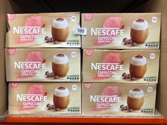 QUANTITY OF FOOD & DRINK ITEMS TO INCLUDE NESCAFÉ GOLD CAPPUCCINO UNSWEETENED TASTE INSTANT COFFEE SACHETS - 50 X 14.2G   SOME MAY BE PAST BEST BEFORE DATE : LOCATION - B