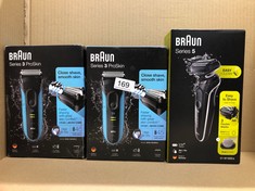 QUANTITY OF HEALTH & BEAUTY ITEMS TO INCLUDE BRAUN SERIES 3 PROSKIN 3040S ELECTRIC SHAVER AND PRECISION TRIMMER, PACK OF 1, RATED WHICH GREAT VALUE: LOCATION - B