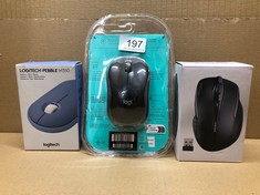 QUANTITY OF TECH & GAMING ITEMS TO INCLUDE LOGITECH M185 WIRELESS MOUSE, 2.4GHZ WITH USB MINI RECEIVER, 12-MONTH BATTERY LIFE, 1000 DPI OPTICAL TRACKING, AMBIDEXTROUS, COMPATIBLE WITH PC, MAC, LAPTOP