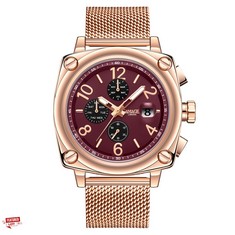 GAMAGES OF LONDON LIMITED EDITION HAND ASSEMBLED PERCEPTION AUTOMATIC ROSE WATCH SKU:GA1542 RRP £695: LOCATION - TOP 50 RACK