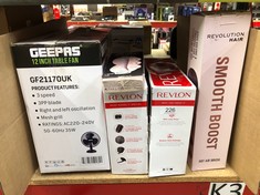 QUANTITY OF HEALTH & BEAUTY ITEMS TO INCLUDE REVLON ONE-STEP HAIR DRYER AND VOLUMISER FOR MID TO LONG HAIR (ONE-STEP, 2-IN-1 STYLING TOOL, IONIC AND CERAMIC TECHNOLOGY, UNIQUE OVAL DESIGN) RVDR5222: