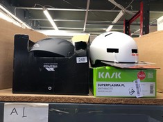 QUANTITY OF SPORTS & EXERCISE ITEMS TO INCLUDE KASK, SUPERPLASMA PL EN 12492 ANTI-FALL HELMET, NEW 2023 (ANTHRACITE): LOCATION - C