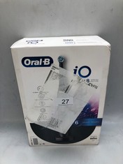 ORAL-B IO8 ELECTRIC TOOTHBRUSH FOR ADULTS, APP CONNECTED HANDLE, 1 ULTIMATE CLEAN TOOTHBRUSH HEAD & MAGNETIC POUCH, 6 MODES, TEETH WHITENING, 2 PIN UK PLUG.: LOCATION - TOP 50 RACK