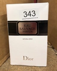 CHRISTIAN DIOR EAU SAUVAGE PARFUM EAU DE PARFUM FOR HIM - 100 ML.: LOCATION - D