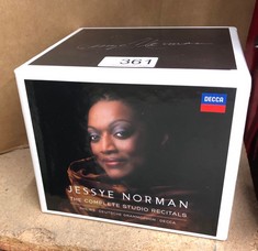 JESSYE NORMAN COMPLETE STUDIO RECITALS - PHILIPS, DEUTSCHE GRAMMOPHON, DECCA.: LOCATION - D