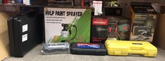 QUANTITY OF TOOLS & HOME IMPROVEMENT ITEMS TO INCLUDE HVLP PAINT SPRAYER : LOCATION - E