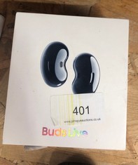 SAMSUNG GALAXY BUDS LIVE IN EAR WIRELESS EARPHONES, MYSTIC BLACK (UK VERSION).: LOCATION - E