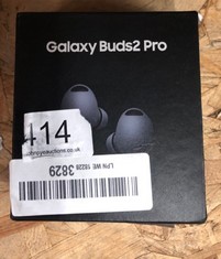 SAMSUNG GALAXY BUDS2 PRO WIRELESS EARPHONES, GRAPHITE (UK VERSION).: LOCATION - E