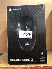 CORSAIR DARK CORE RGB PRO SE WIRELESS FPS/MOBA GAMING MOUSE WITH QI WIRELESS CHARGING – 18,000 DPI – 8 PROGRAMMABLE BUTTONS – SUB-1MS WIRELESS – ICUE COMPATIBLE – PC, MAC, PS5, PS4, XBOX – BLACK.: LO